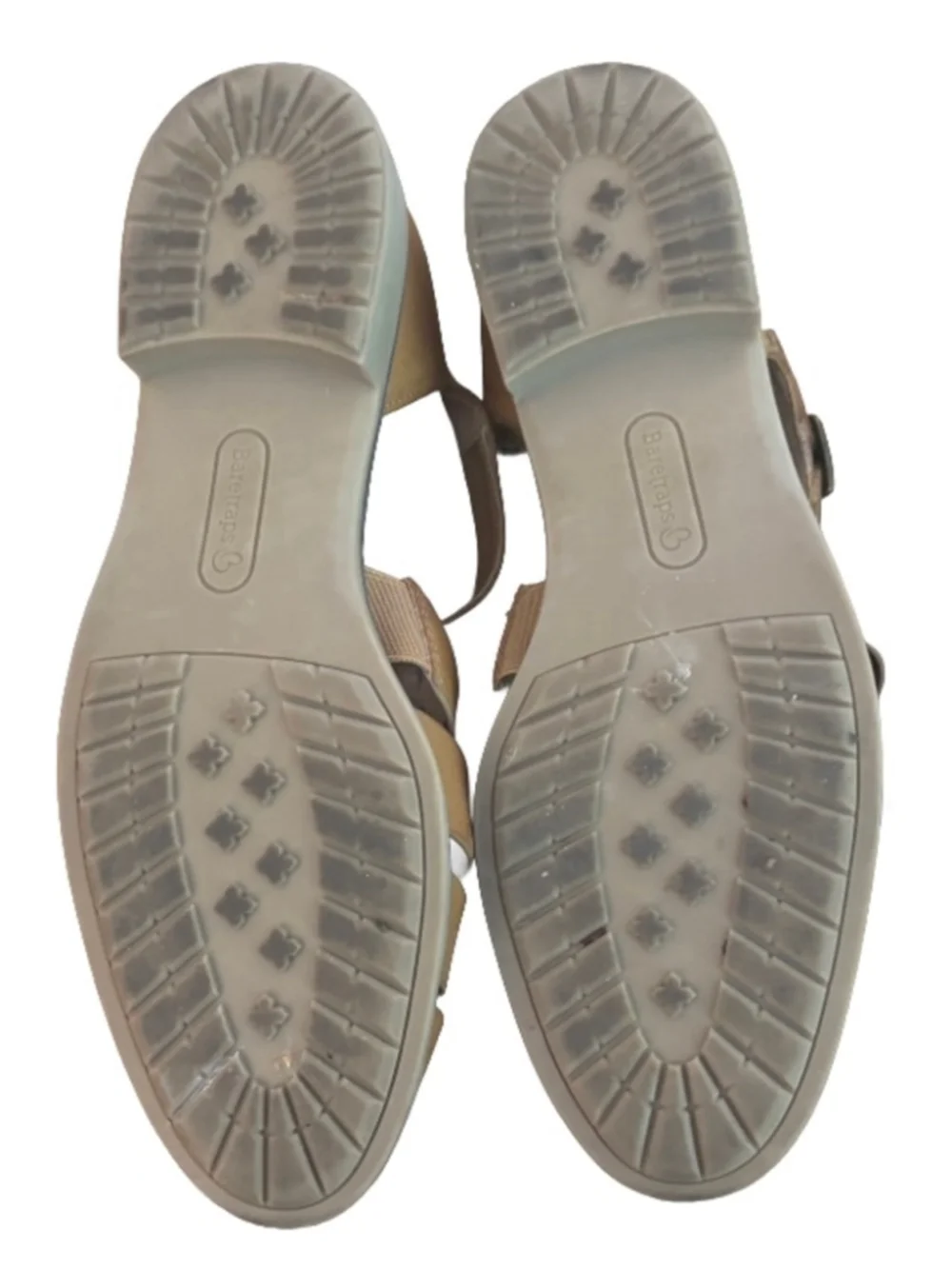 Baretraps Ersula fisherman sandals brwn vegan lthr WM 8 beach grandpa